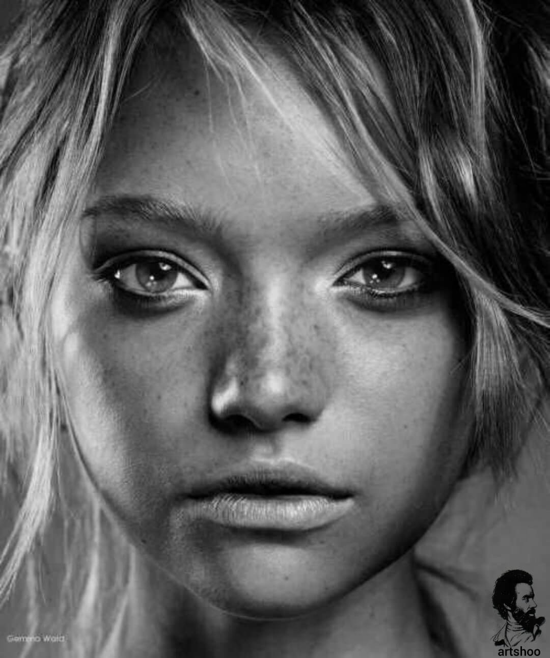 آموزش نقاشی سیاه قلم